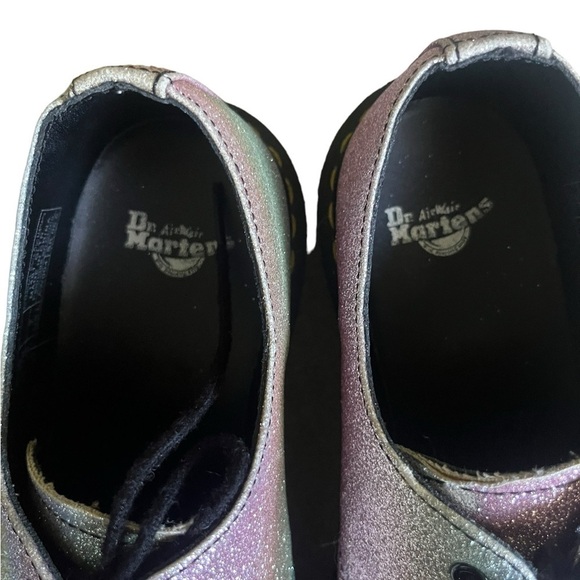 DR. MARTENS 1461 Pascal Rainbow Glitter Oxfords - Picture 8 of 9